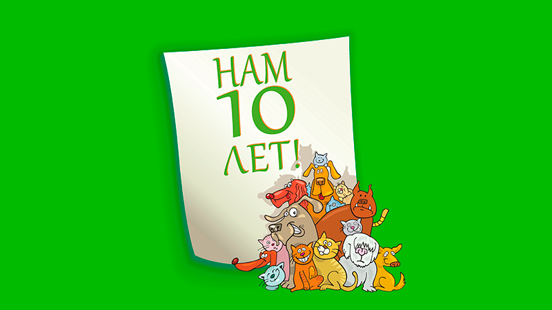 Нам 10 лет!